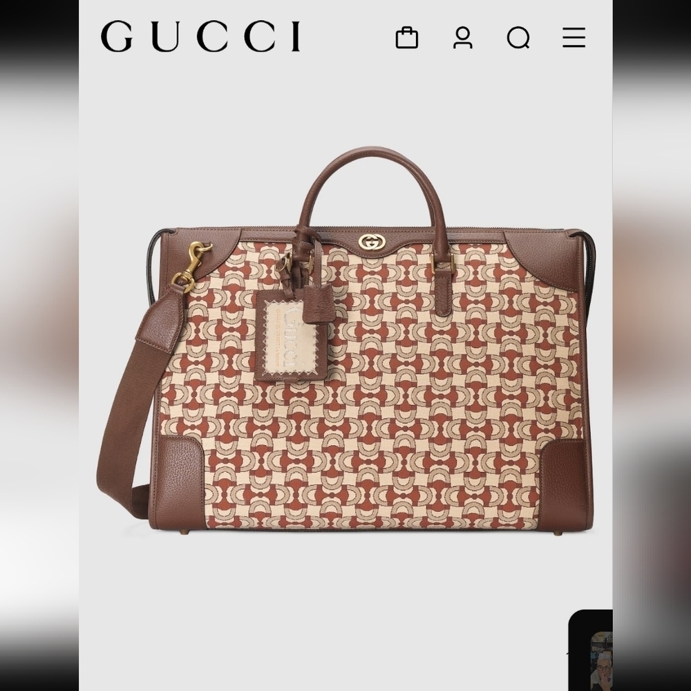 GUCCI NWOT BAULETTO XL DUFFLE TRAVEL BAG - Picture 1 of 16